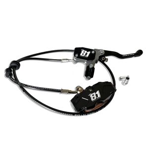 Kit-freno-ant.-completo-8.1-pompa MC-11+pinza Hurricane-84mm+tubo-montato-spurgato